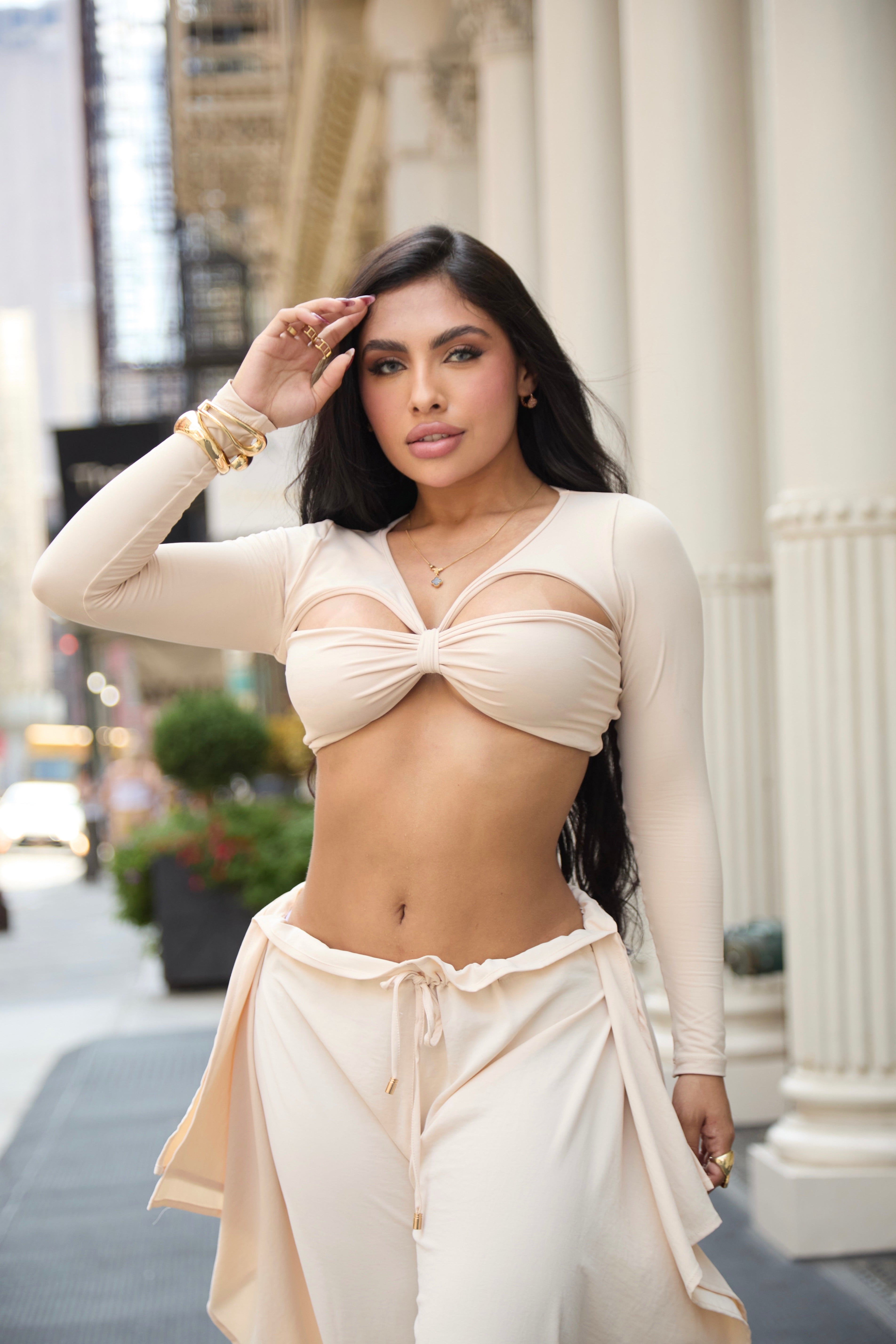 IBIZA TOP - LINEN