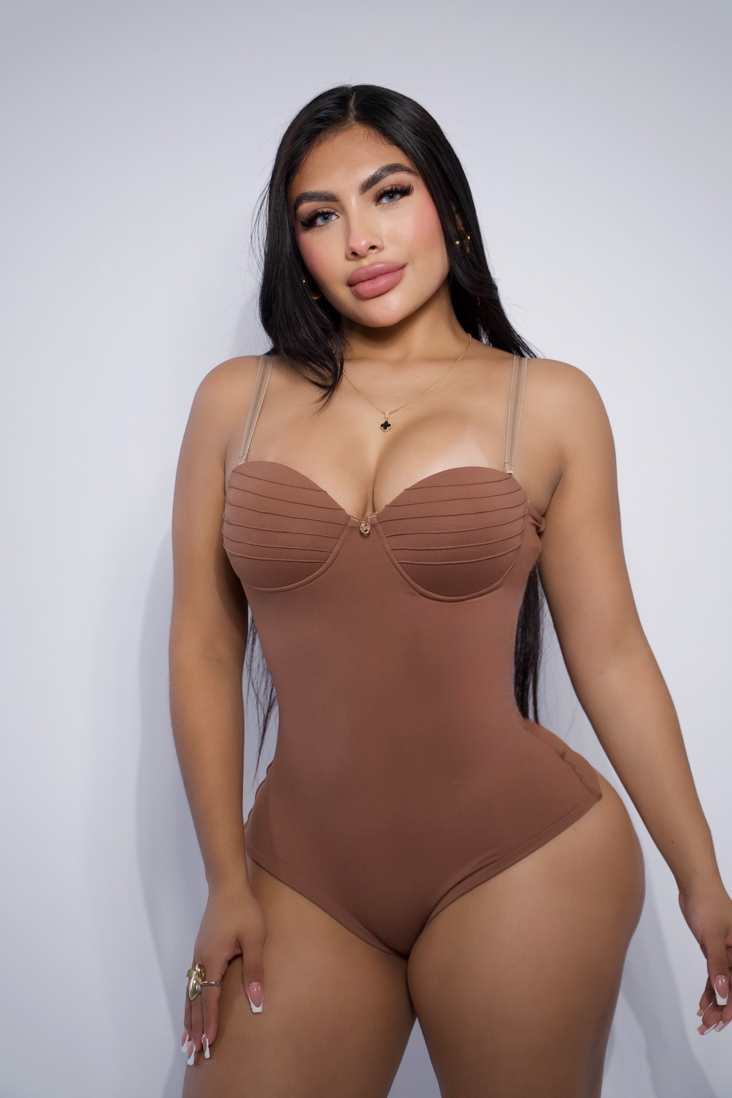 NINA BODYSUIT - MOCCA