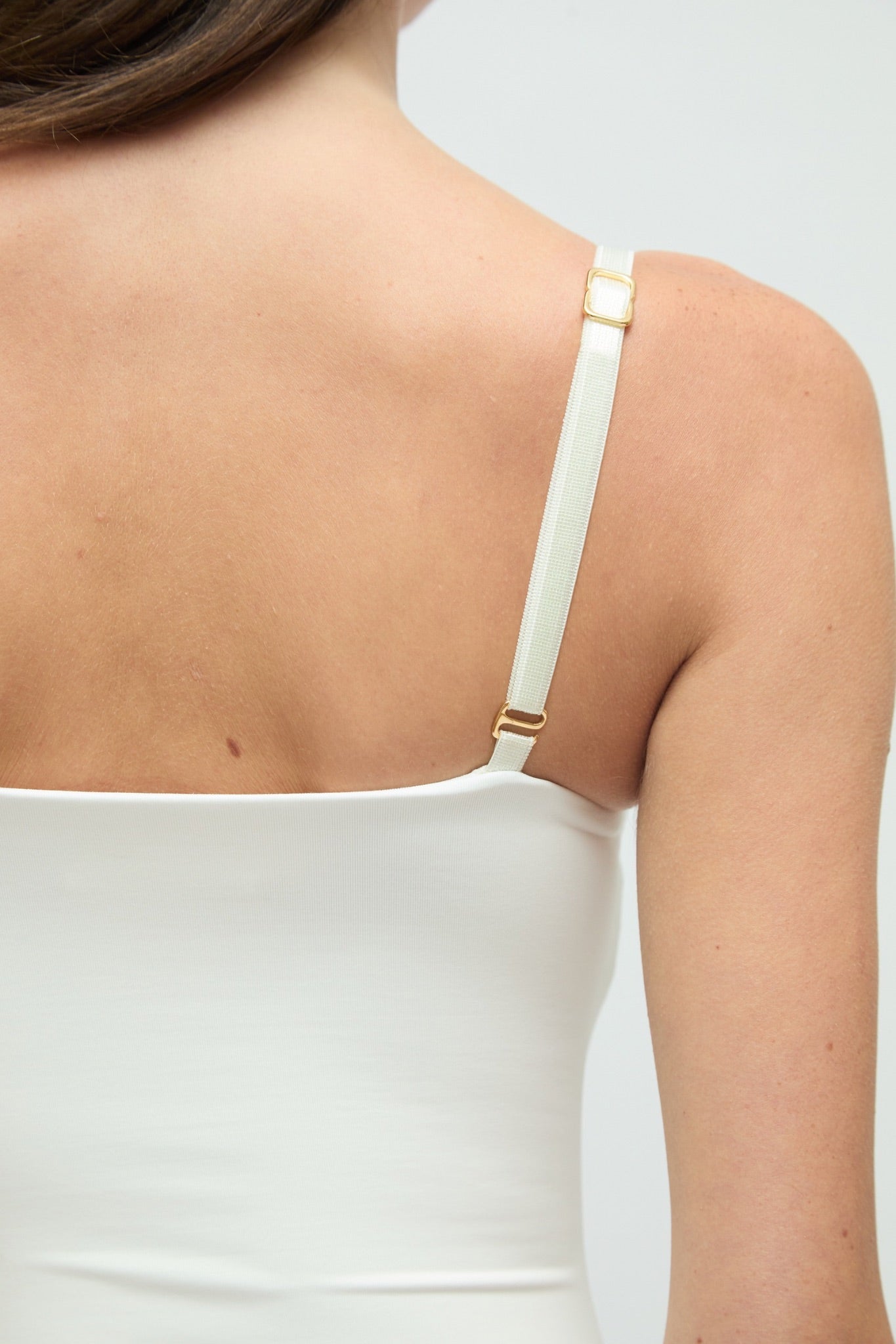 SILHOUETTE BODYSUIT - WHITE