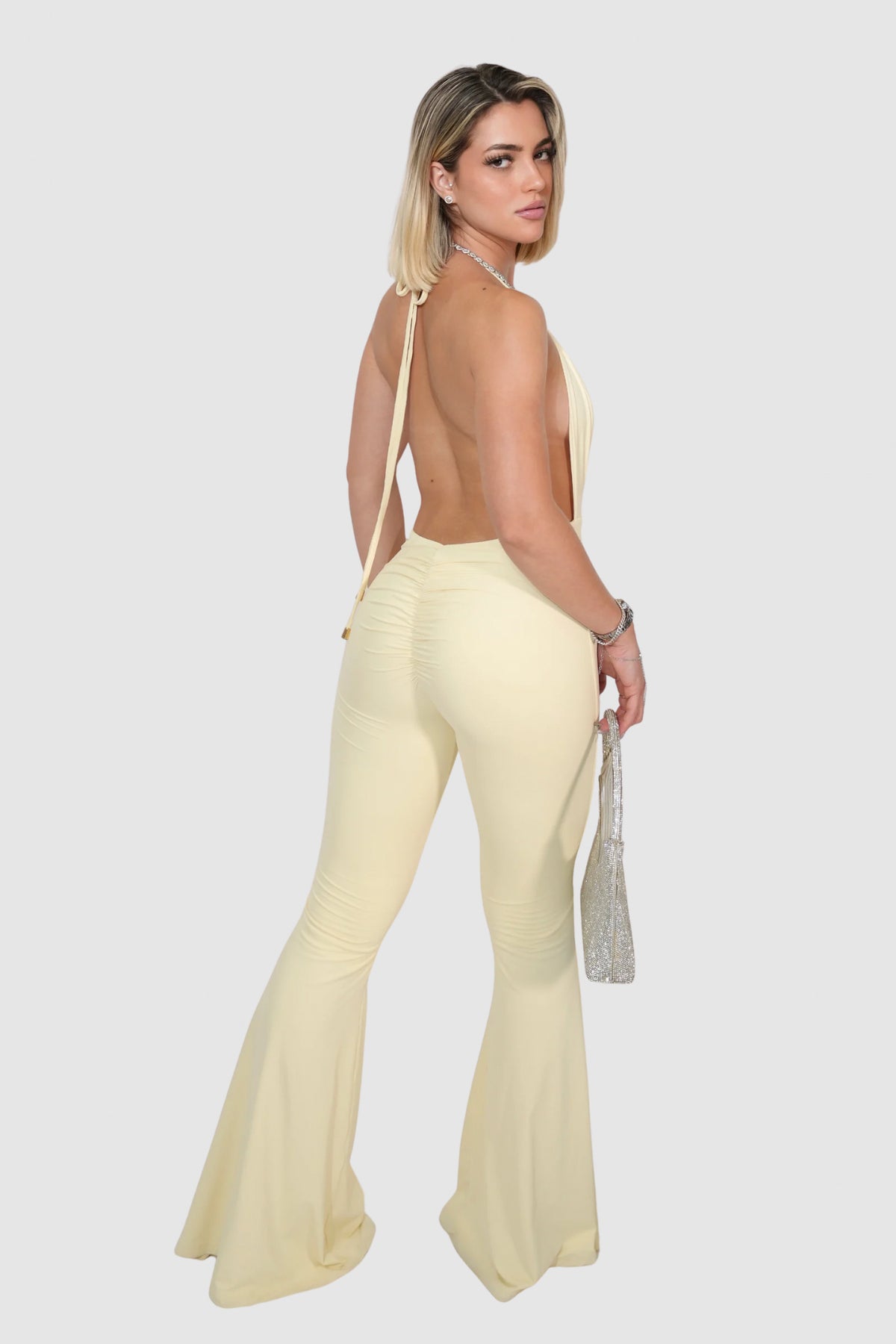 GEORGINA JUMPSUIT - BUTTERYELLOW