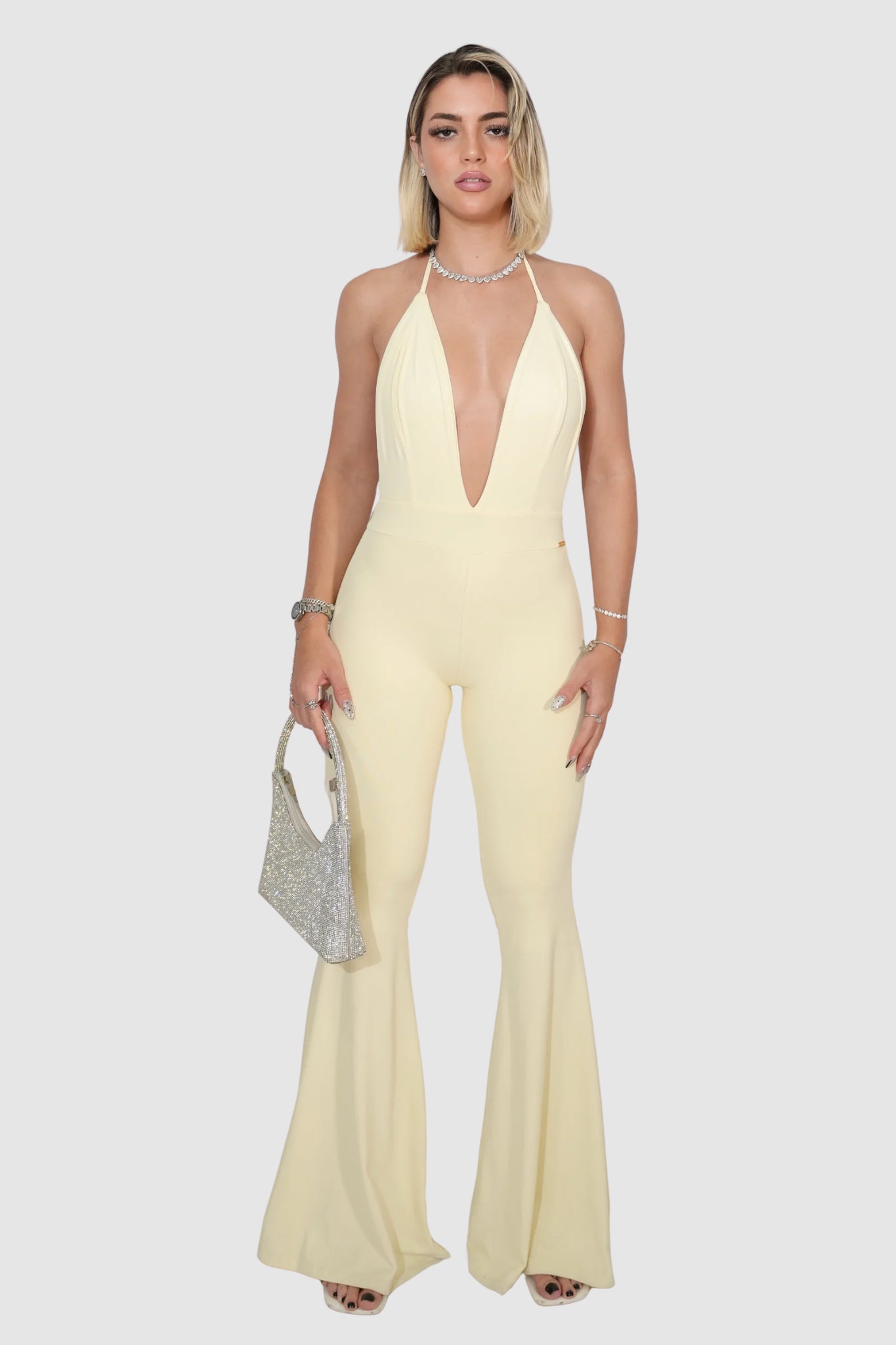 GEORGINA JUMPSUIT - BUTTERYELLOW