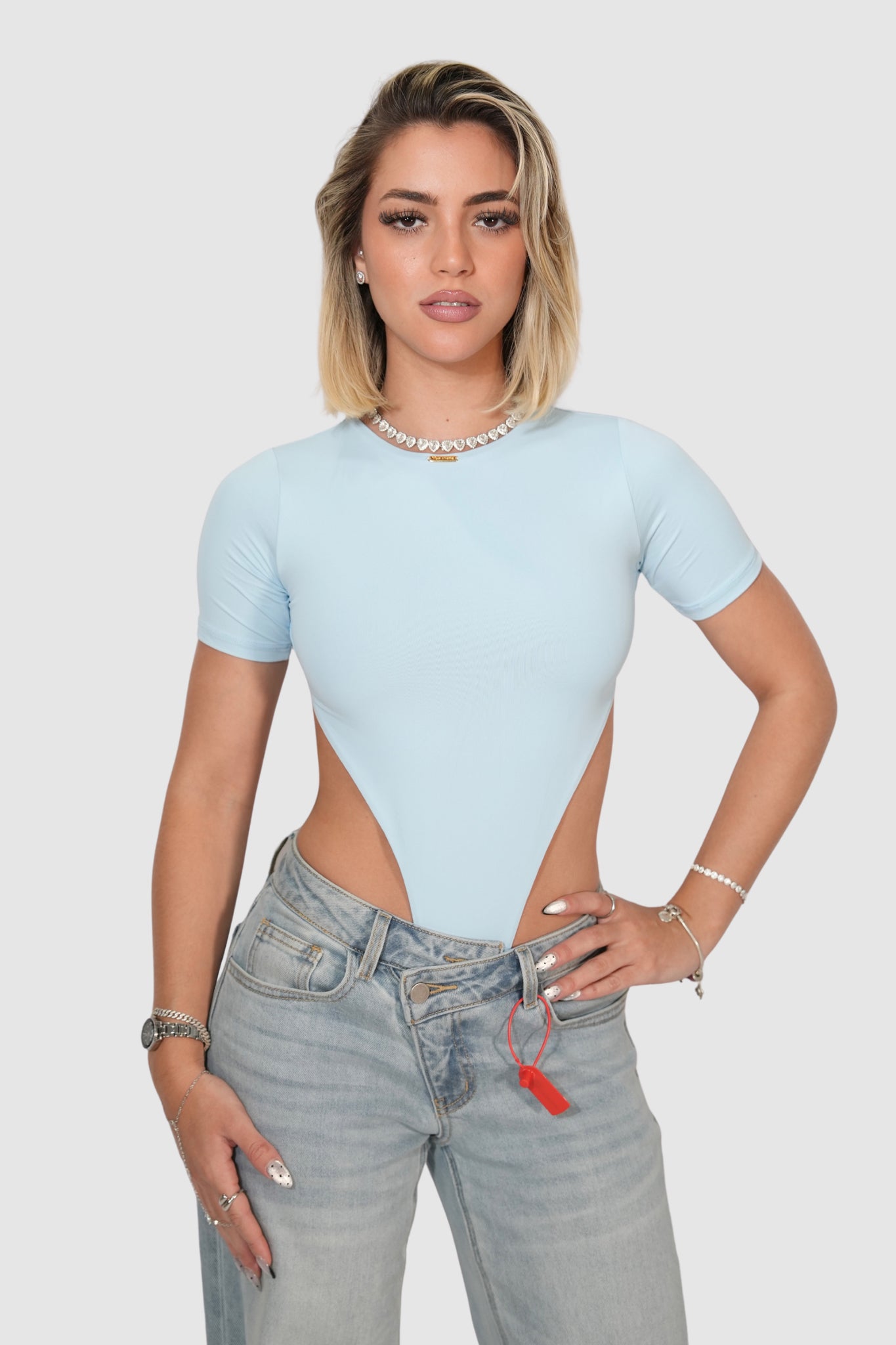 HANNAH BODYSUIT - BABY BLUE