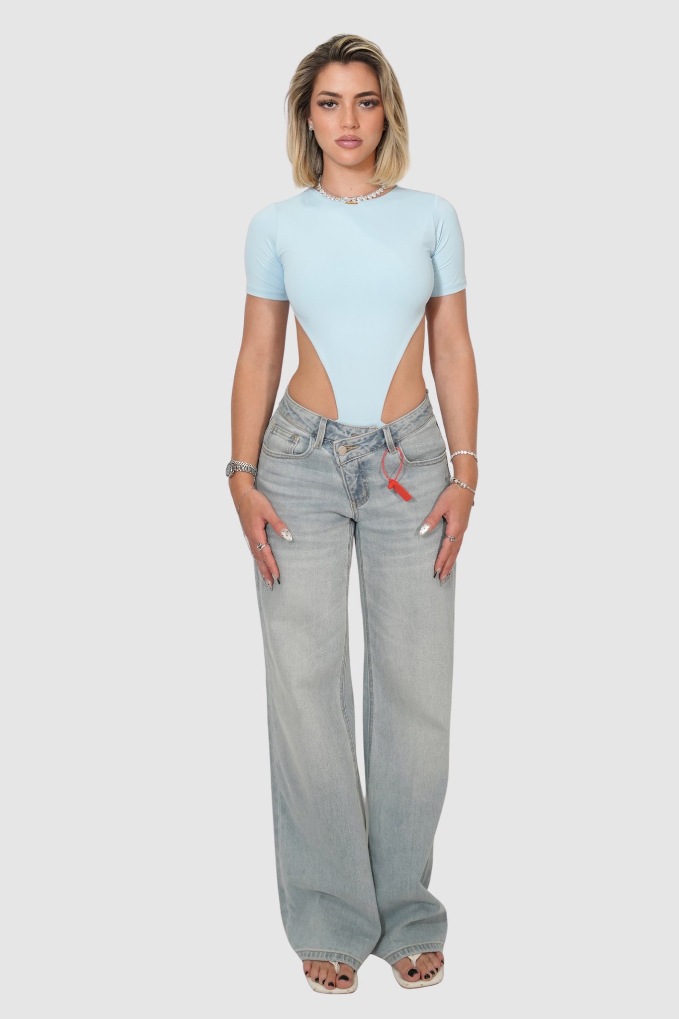 HANNAH BODYSUIT - BABY BLUE