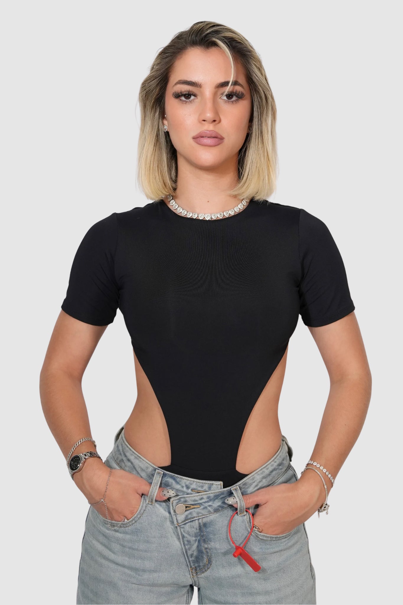 HANNAH BODYSUIT - BLACK