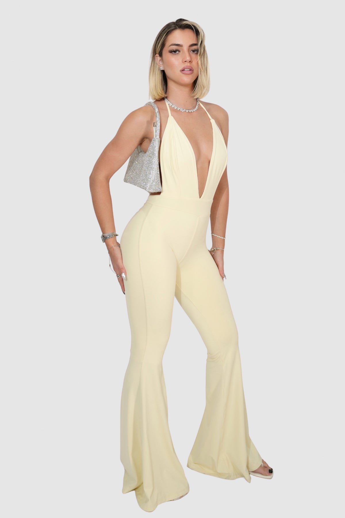GEORGINA JUMPSUIT - BUTTERYELLOW