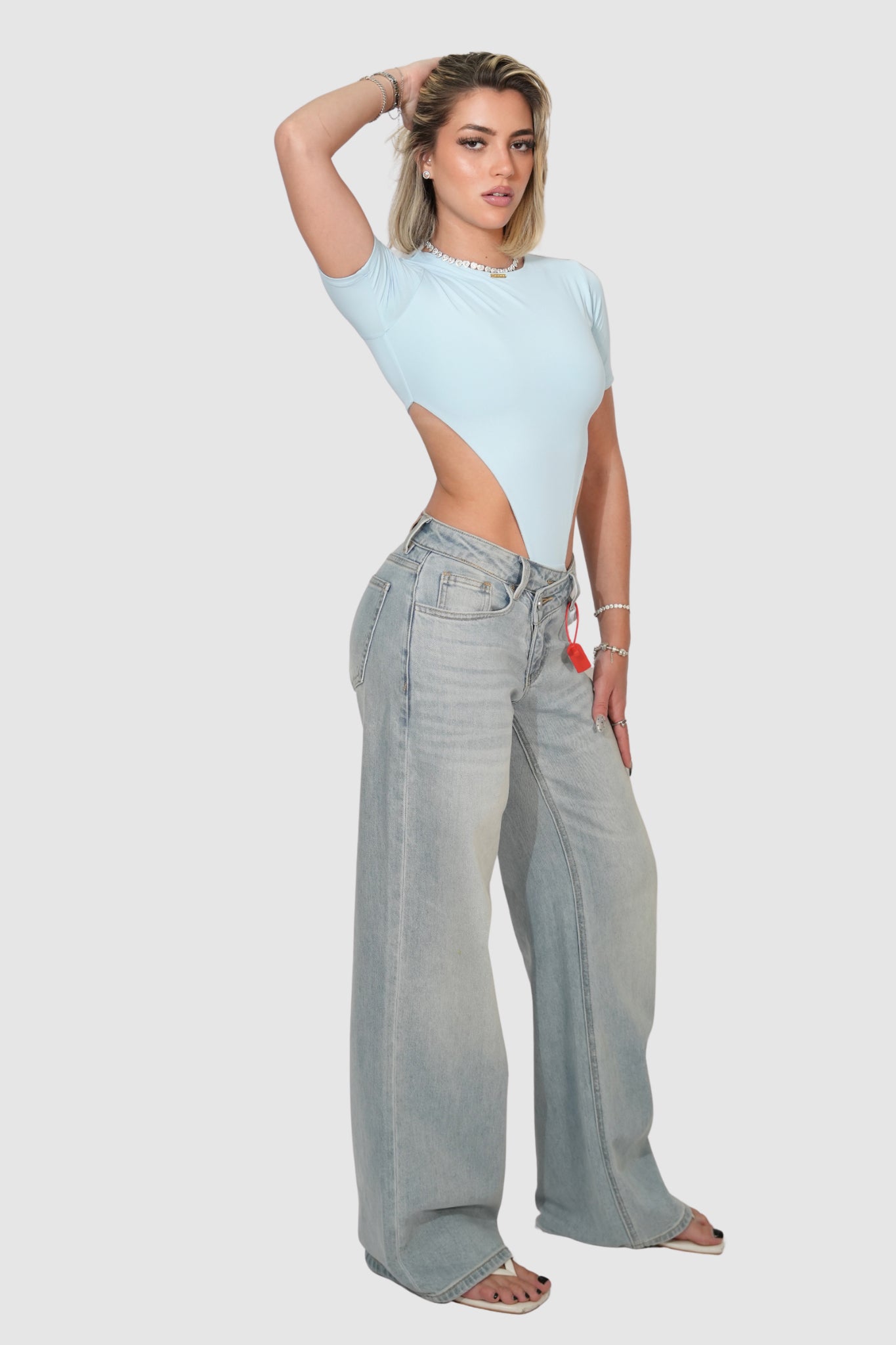 HANNAH BODYSUIT - BABY BLUE