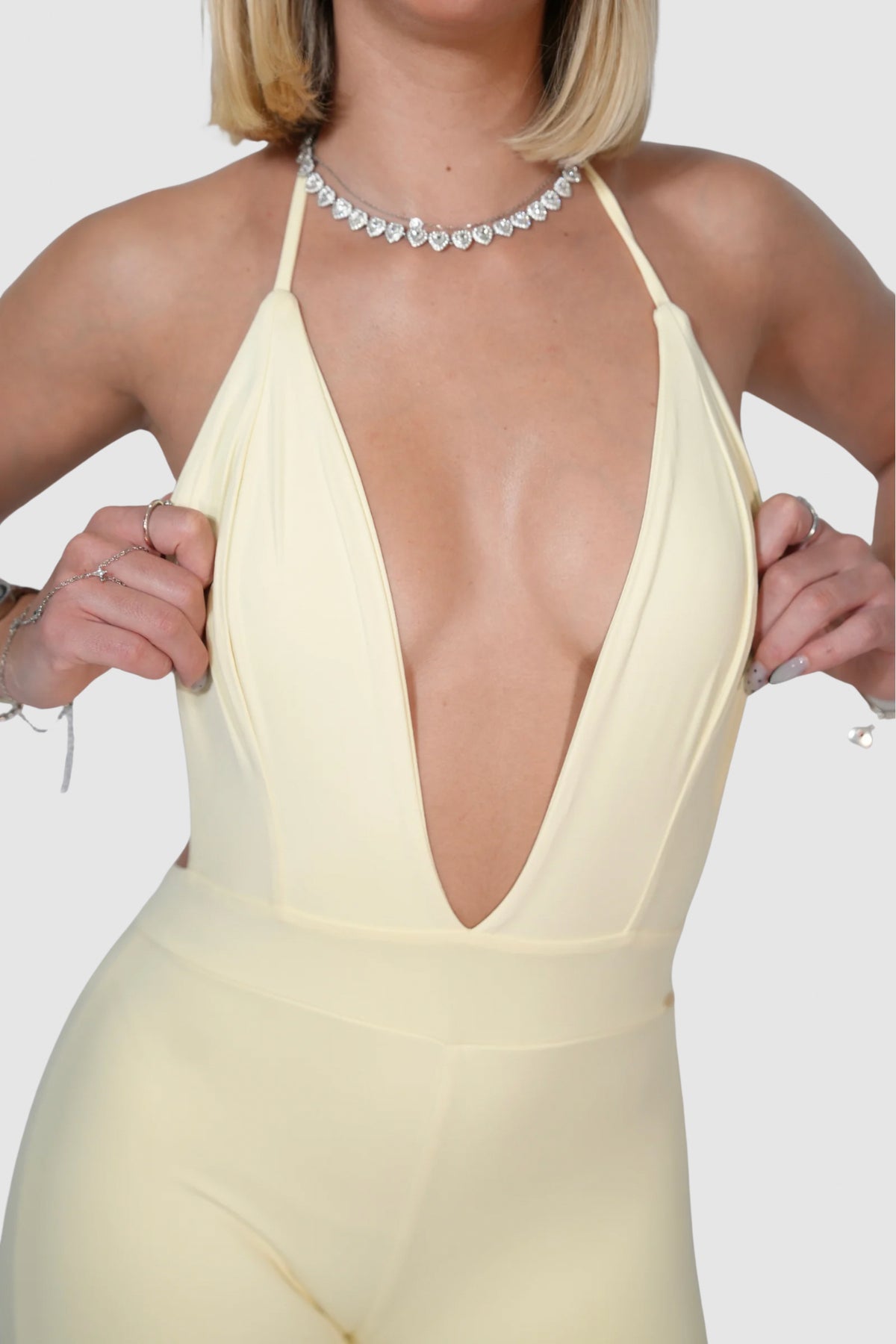 GEORGINA JUMPSUIT - BUTTERYELLOW
