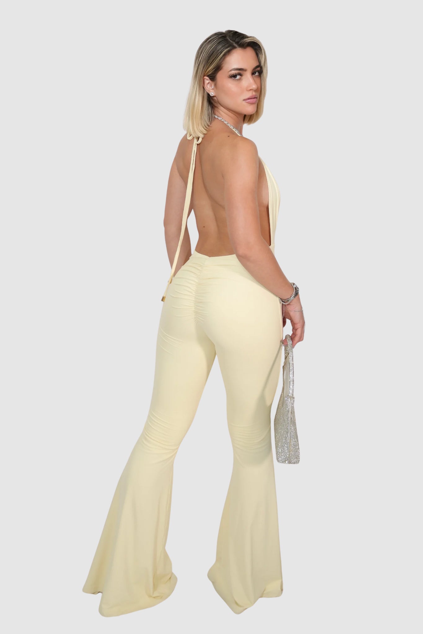 GEORGINA JUMPSUIT - BUTTERYELLOW