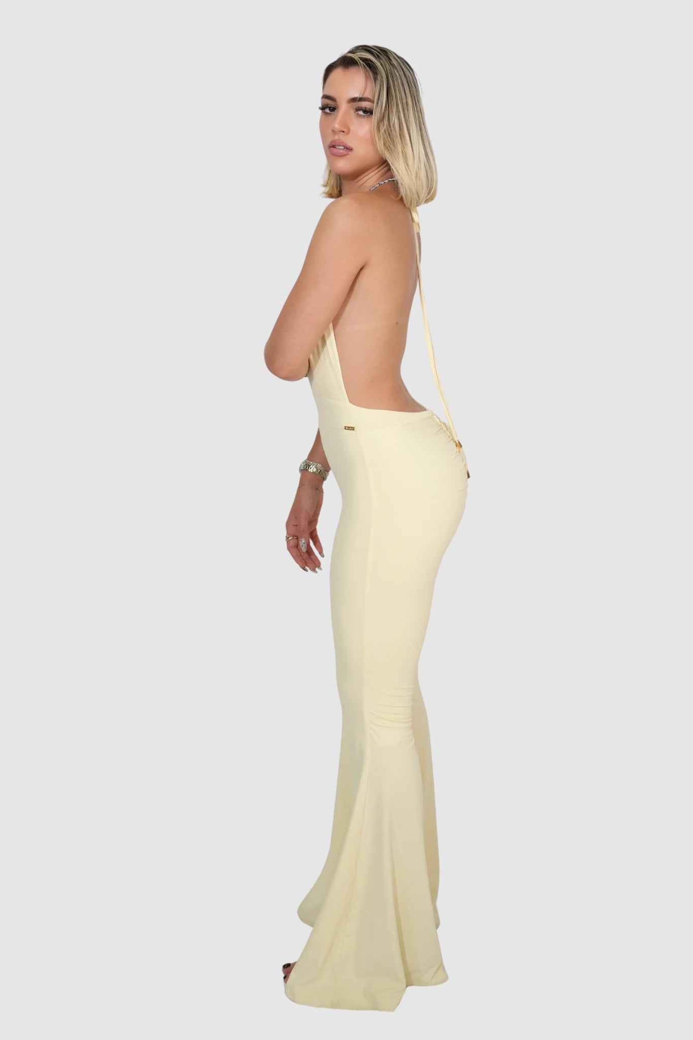 GEORGINA JUMPSUIT - BUTTERYELLOW