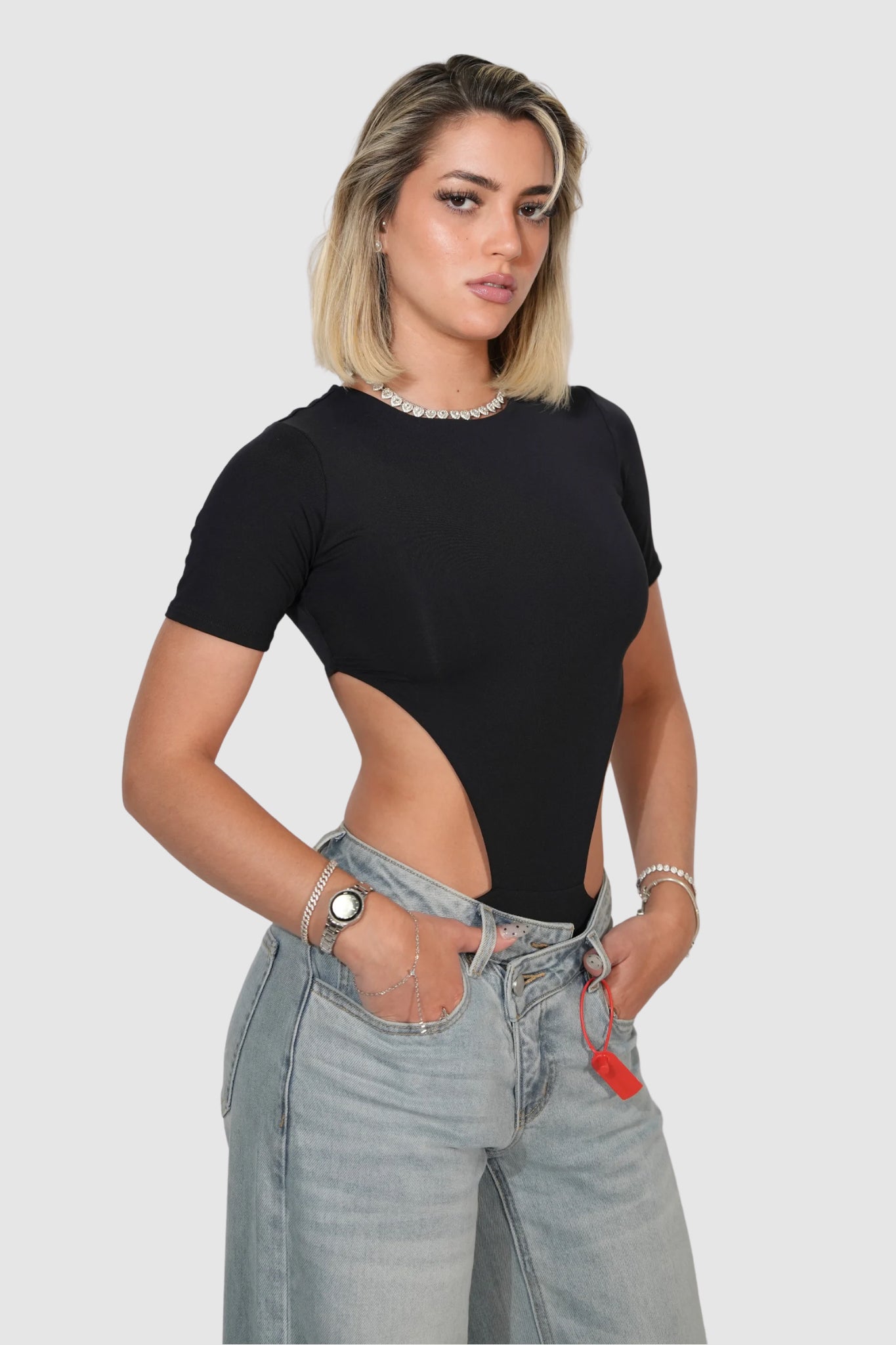 HANNAH BODYSUIT - BLACK