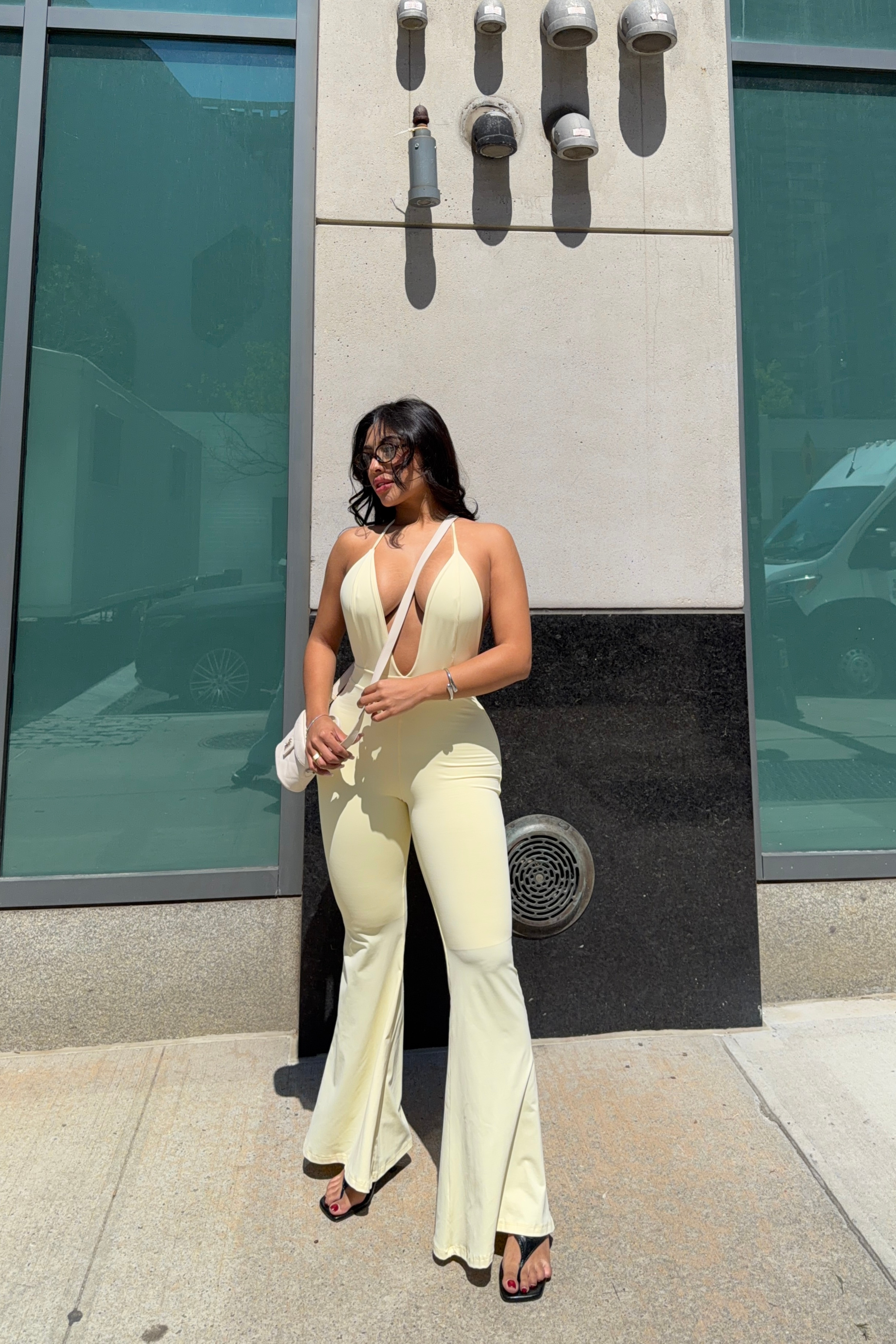 GEORGINA JUMPSUIT - BUTTERYELLOW