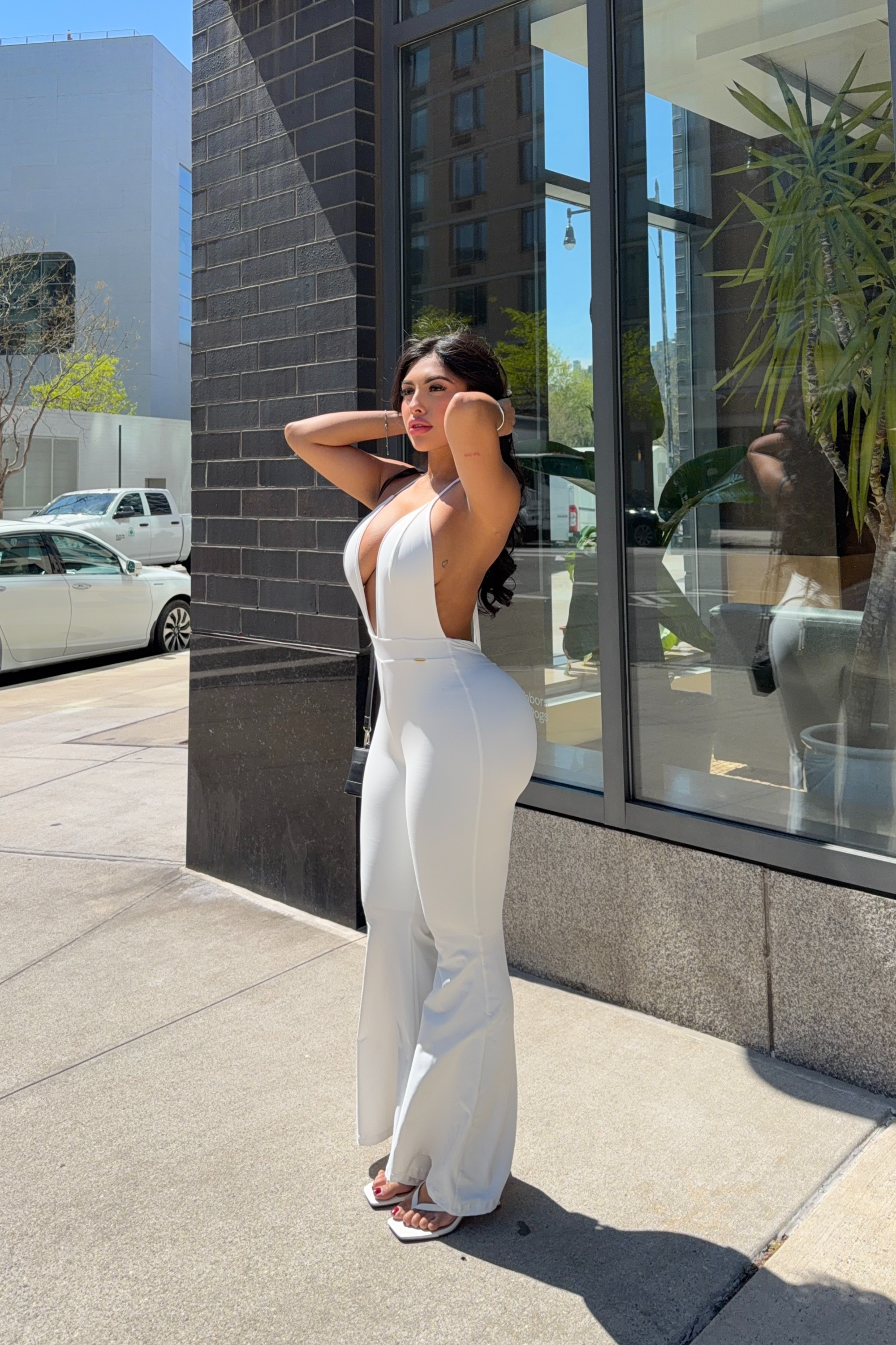 GEORGINA JUMPSUIT - WHITE