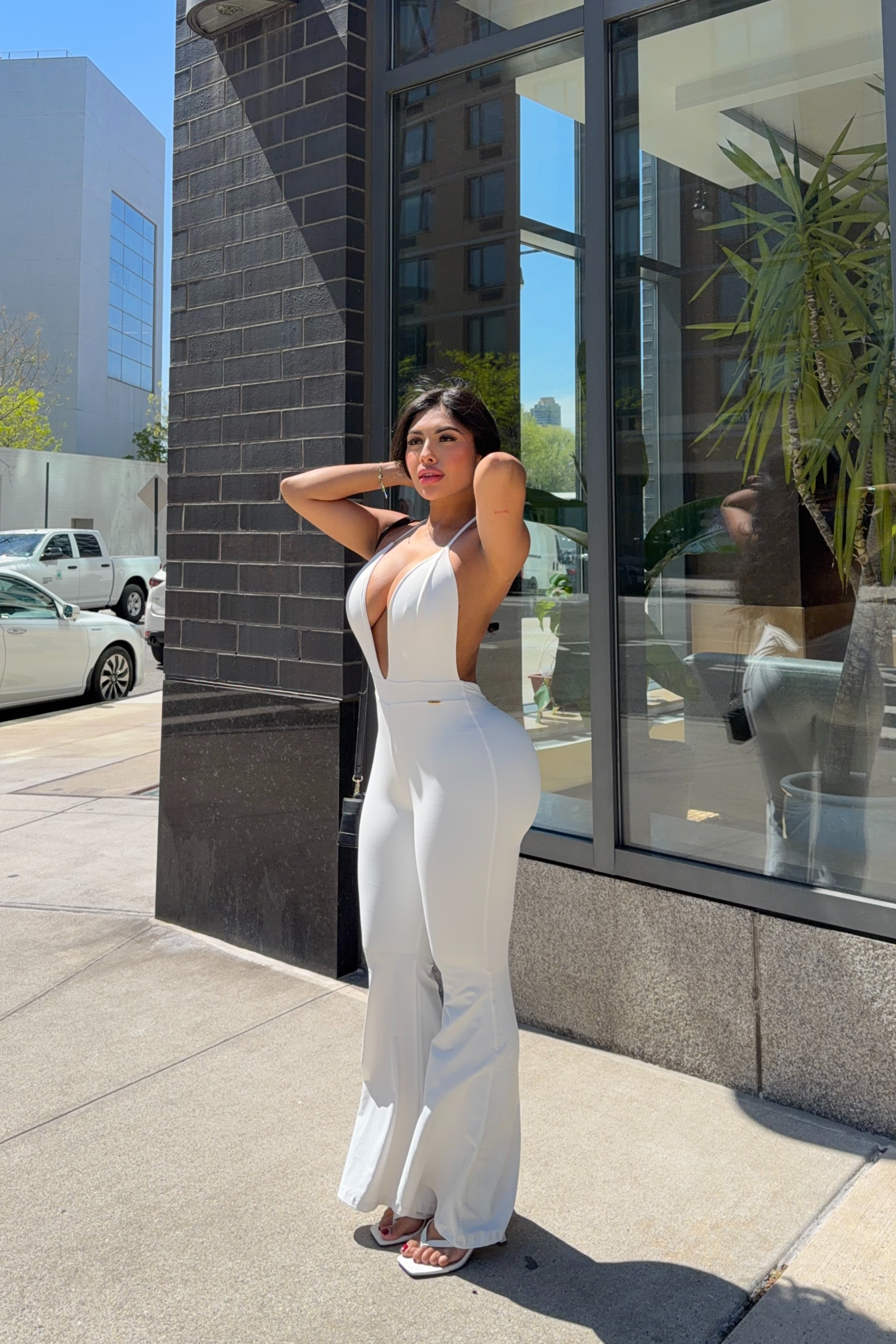 GEORGINA JUMPSUIT - WHITE