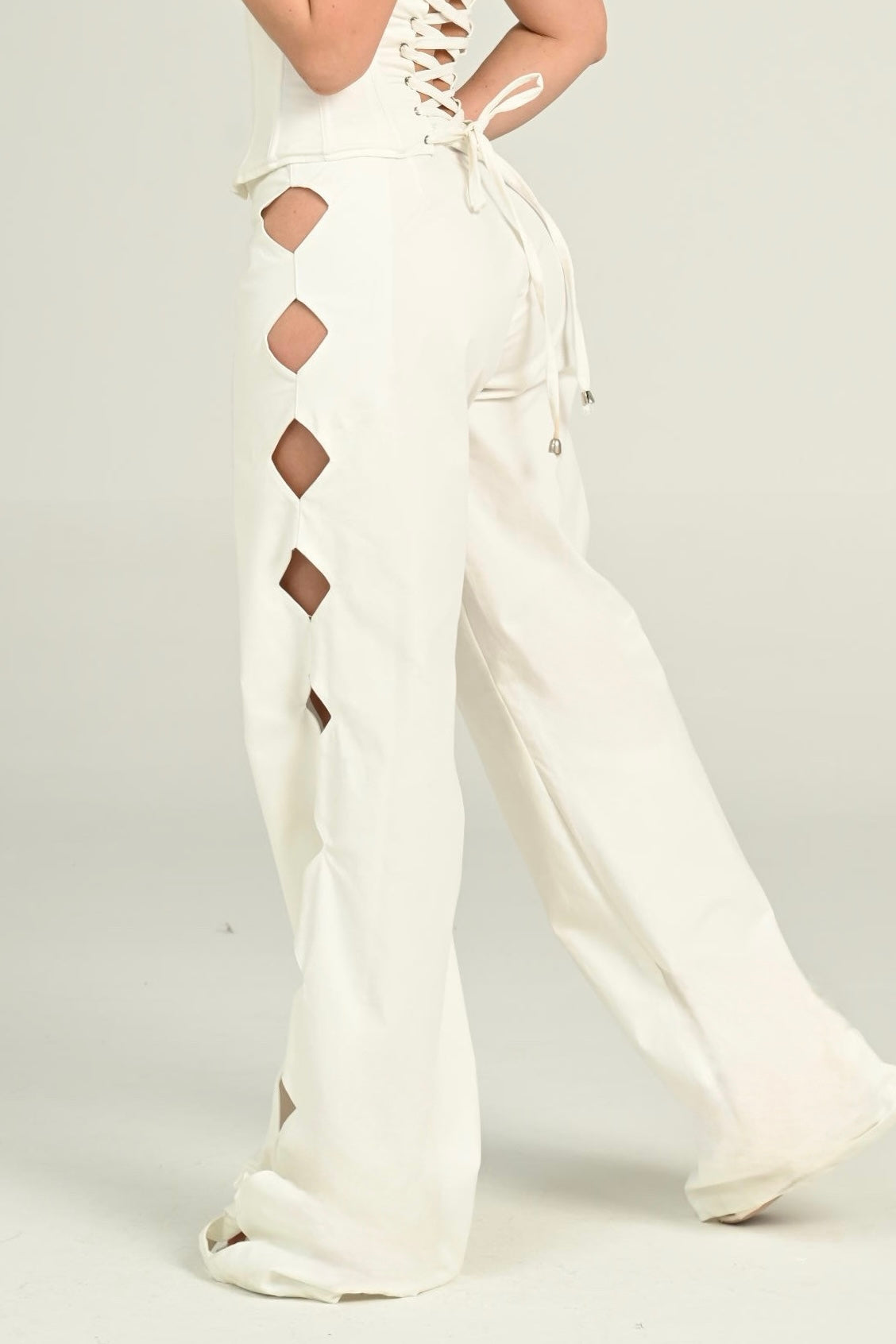 CRYSTAL PANT - WHITE